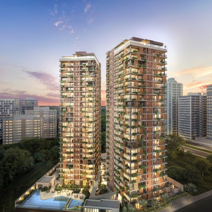 Arboreto Mirante 4 suítes em Águas Claras, frente ao Parque